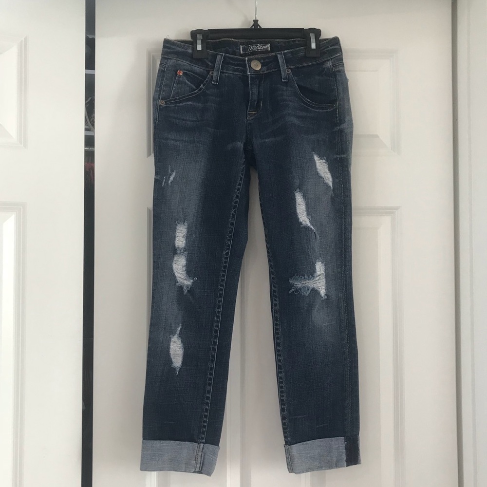 Hudson skinny crop jeans, size 25
